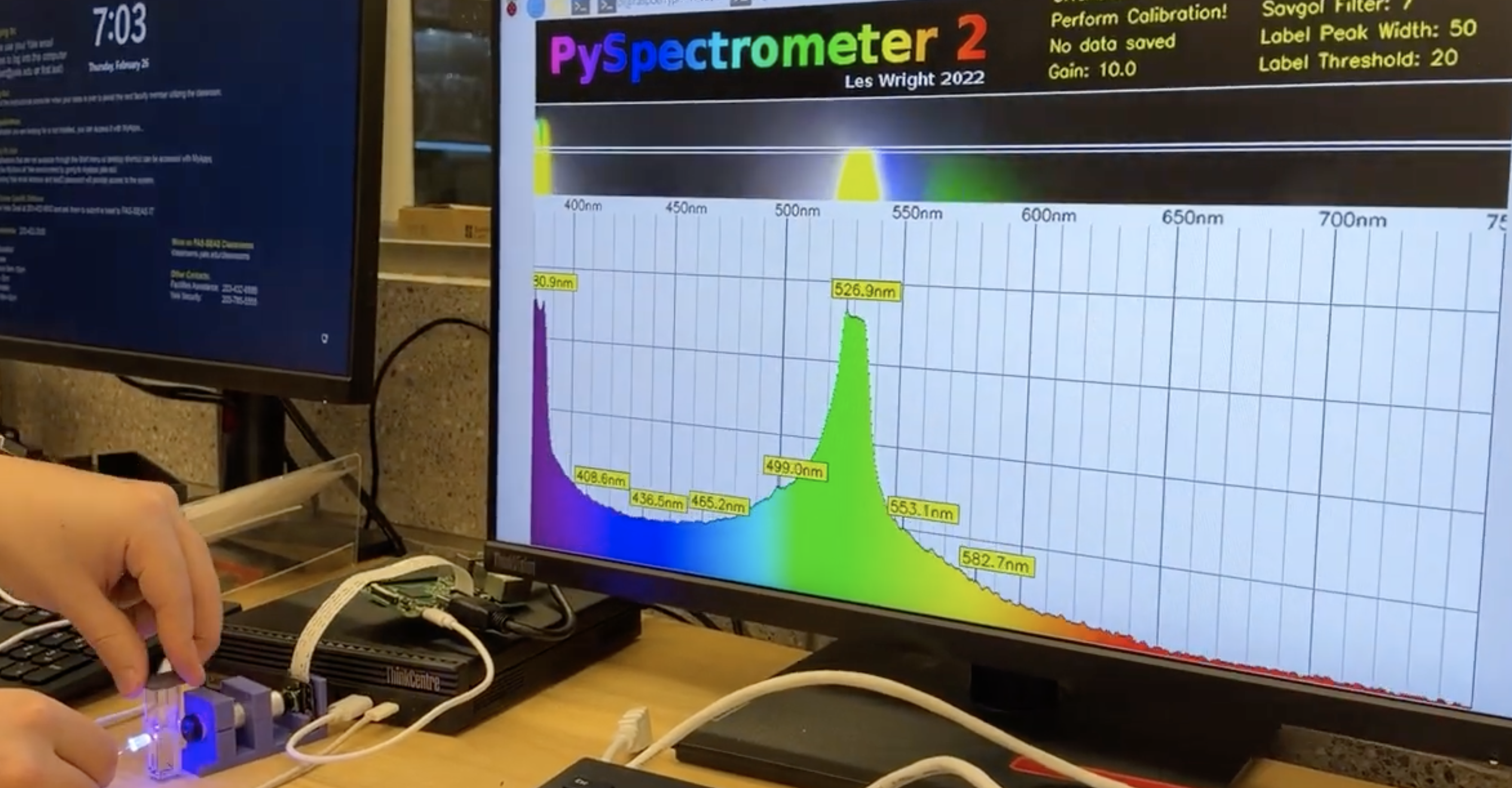Custom spectrometer build